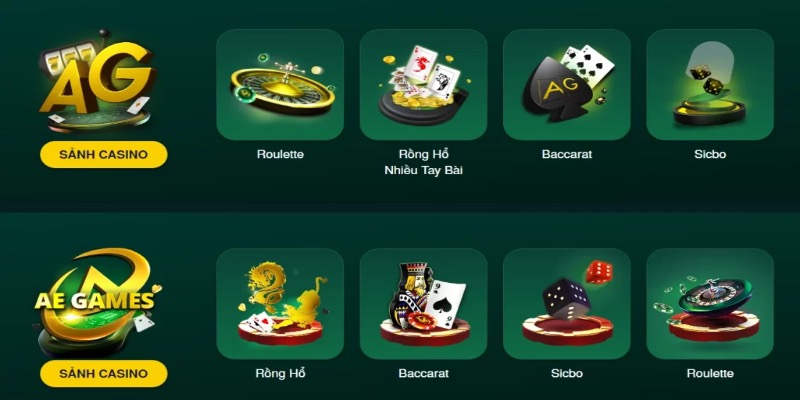 Sảnh game Baccarat làm nên thương hiệu cho nhà cái