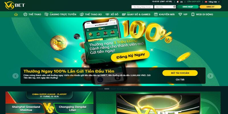 Chú ý khi bắt đầu quá trình rút tiền V9bet 